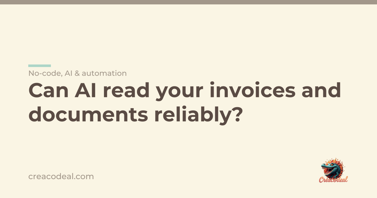 Can AI read your invoices and documents reliably?