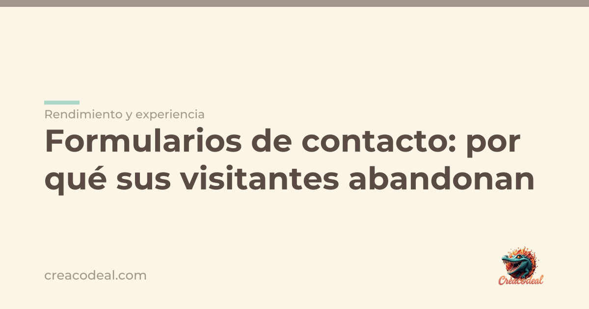 Formularios de contacto: por qué sus visitantes abandonan
