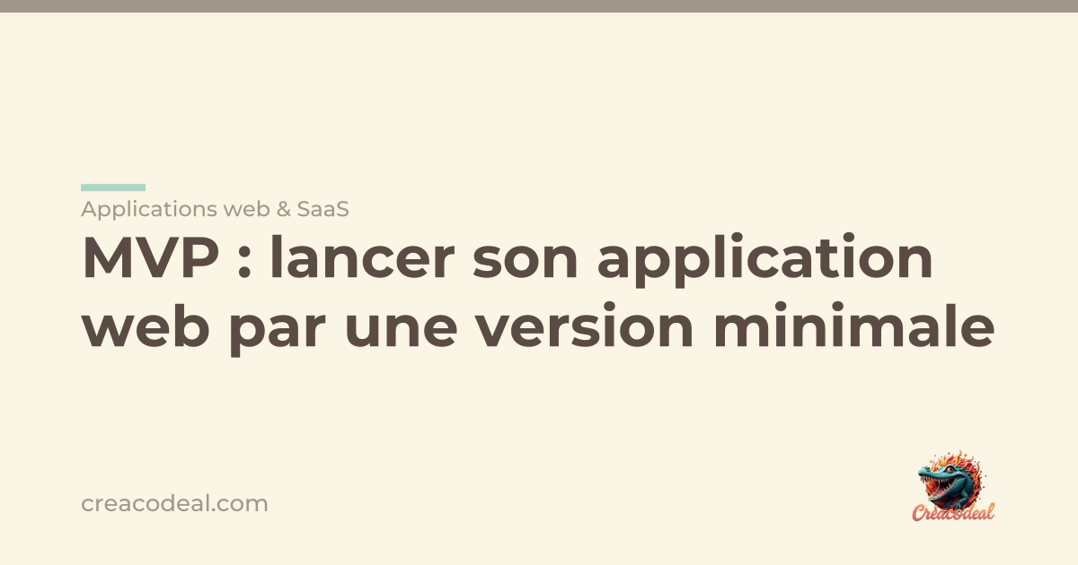 MVP : lancer son application web par une version minimale