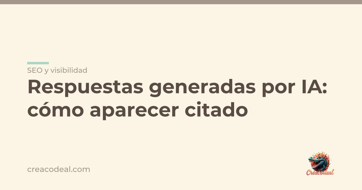 Respuestas generadas por IA: cómo aparecer citado