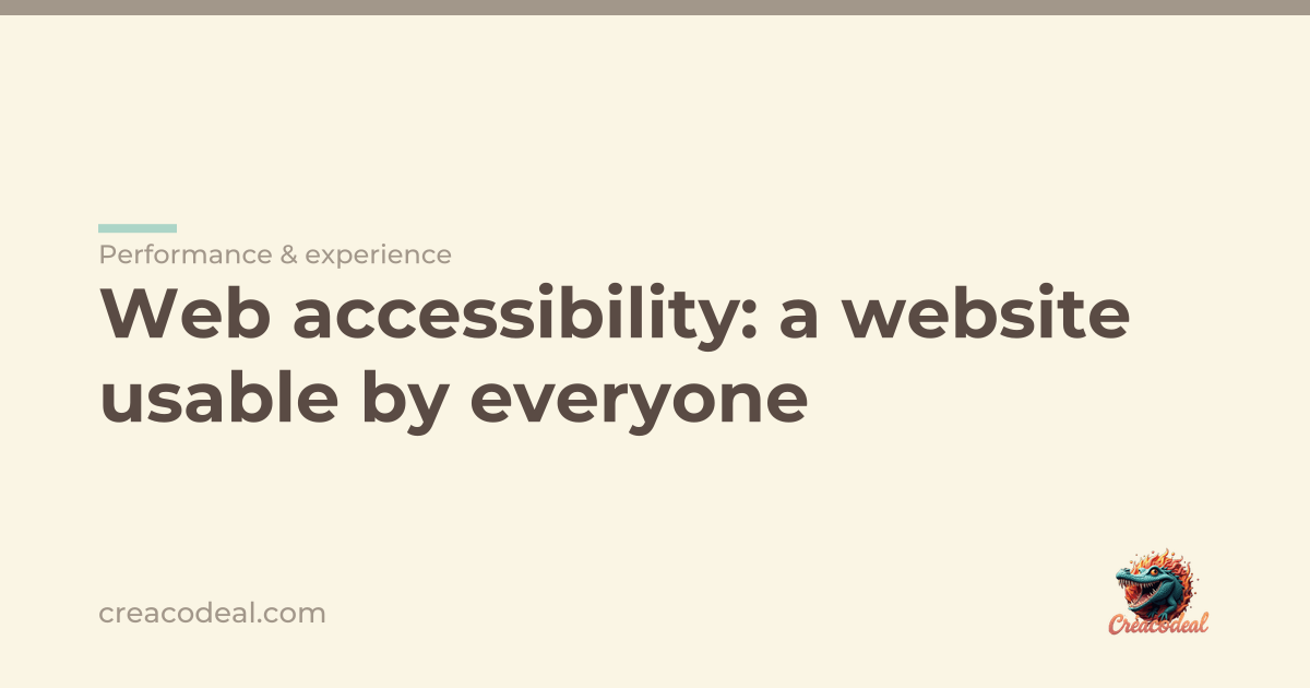 Web accessibility: a website usable by everyone
